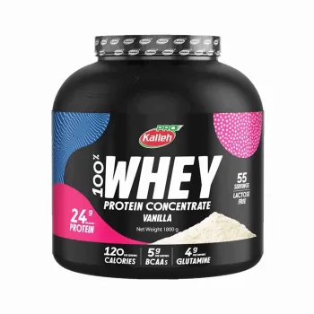 وی پروتئین ۱۰۰ درصد ۱۸۰۰ گرمی  ( وانیلی ) Whey Protein 100% 1800 g